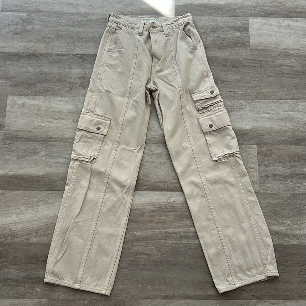 Abercrombie and fitch cargo denim